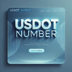 USDOT number registration page.