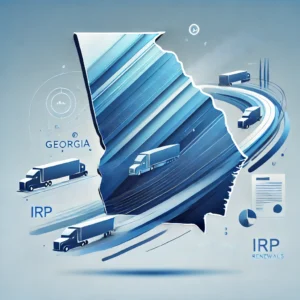 Georgia IRP renewals: trucking on roadways.